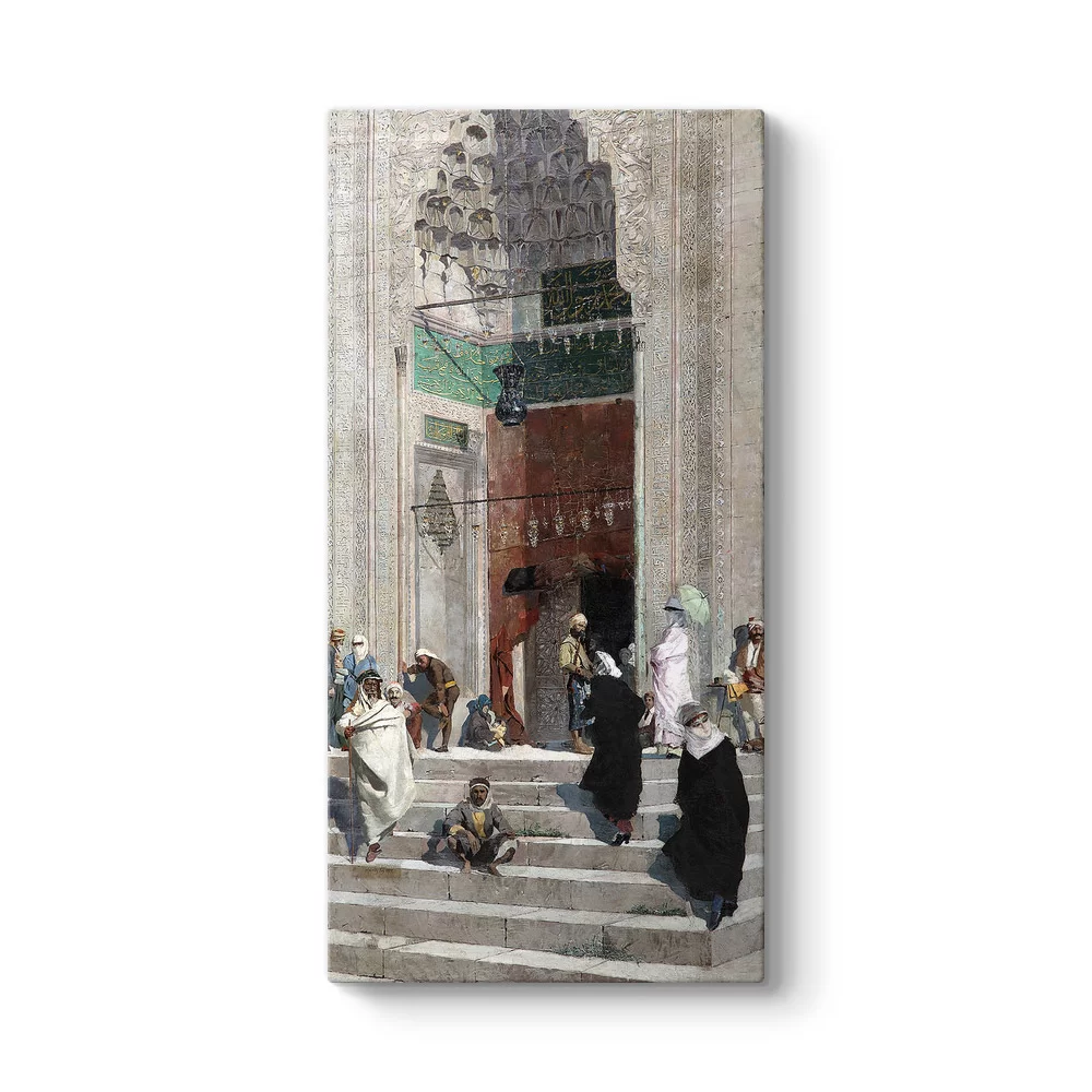 Osman Hamdi Bey - Yeşil Cami Önü Tablosu - Model 7
